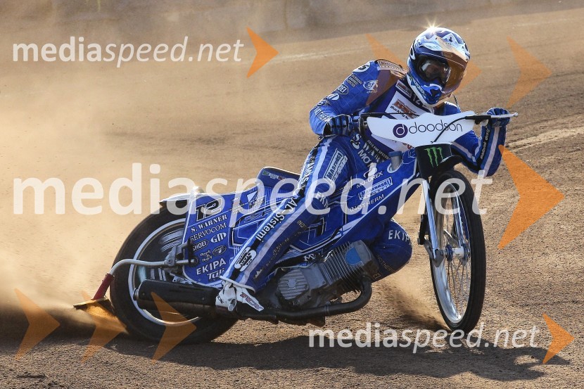 Matej ŽagarSpeedway Grand Prix, po treningu za VN Slovenije