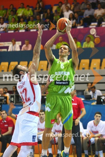 Levan Patsatsia, košarkar; Jure Balažič, košarkar&nbsp;Eurobasket 2013, Slovenija – Gruzija