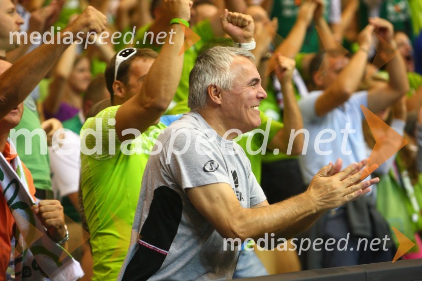 Zoran Predin, pevecEurobasket 2013, Slovenija – Gruzija