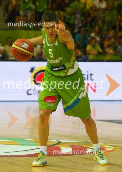 Jaka Lakovič, košarkar&nbsp;Eurobasket 2013, Slovenija – Gruzija