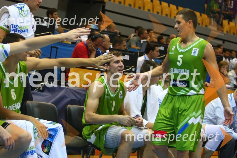 Goran Dragić, košarkar; Jaka Lakovič, košarkar&nbsp;Eurobasket 2013, Slovenija – Gruzija