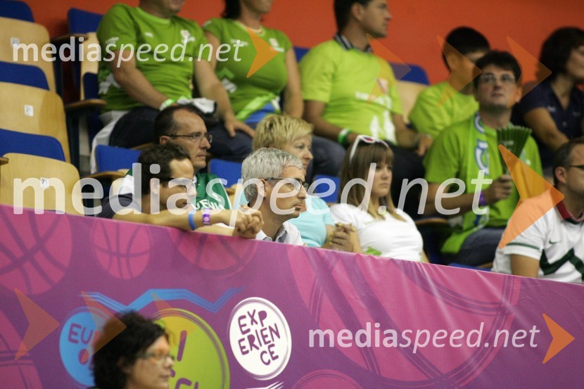 Dr. Jernej Pikalo, minister za izobraževanje, znanost in šport Republike SlovenijeEurobasket 2013, Slovenija – Gruzija