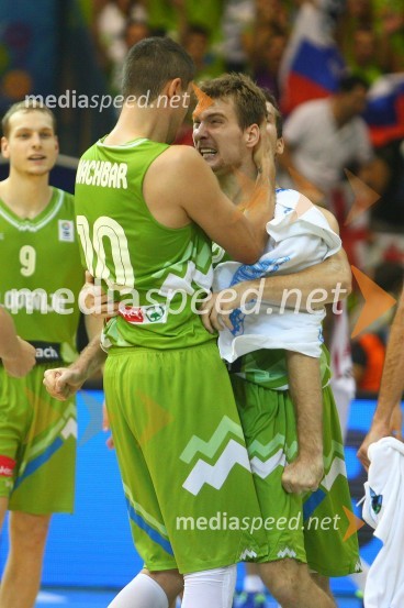 Boštjan Nachbar, košarkar;&nbsp;Zoran Dragić, košarkarEurobasket 2013, Slovenija – Gruzija