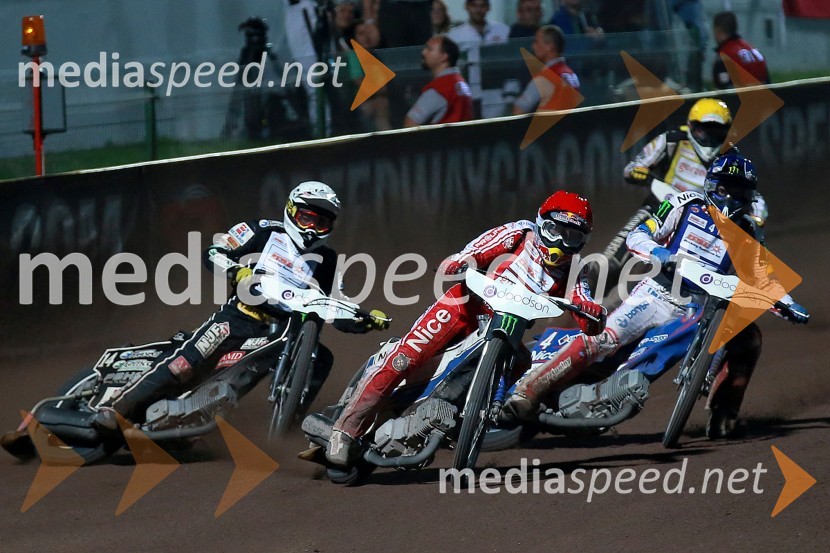 Tai Woffinden (Velika Britanija); Jaroslaw Hampel (Poljska); Tomasz Gollob (Poljska); Niels Kristian Iversen (Danska)Speedway Grand Prix, Velika nagrada Slovenije