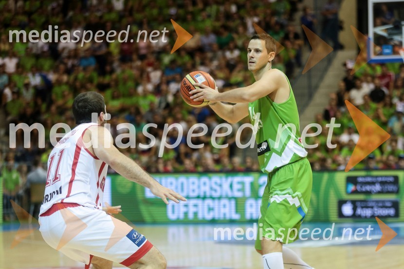 Manuchar Markoishvili, košarkar; Domen Lorbek, košarkar&nbsp;Eurobasket 2013, Slovenija – Gruzija