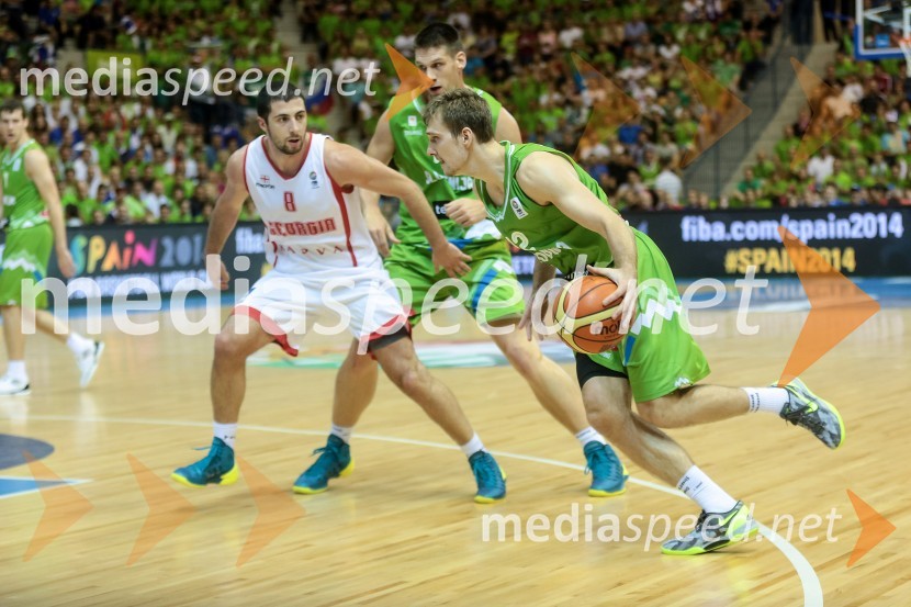 George Tsintsadze, košarkar; Zoran Dragić, košarkar&nbsp;Eurobasket 2013, Slovenija – Gruzija