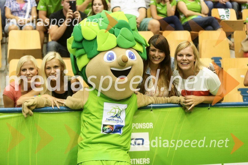 Maskota Eurobasket - LipkoEurobasket 2013, Slovenija – Gruzija