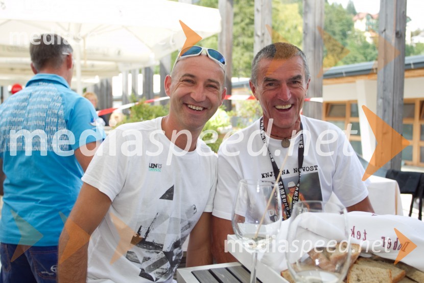 Uroš Kuzmič, Zavarovalnica Triglav; Dušan Mravlje, ultramaratonec15. Tek okrog jezera