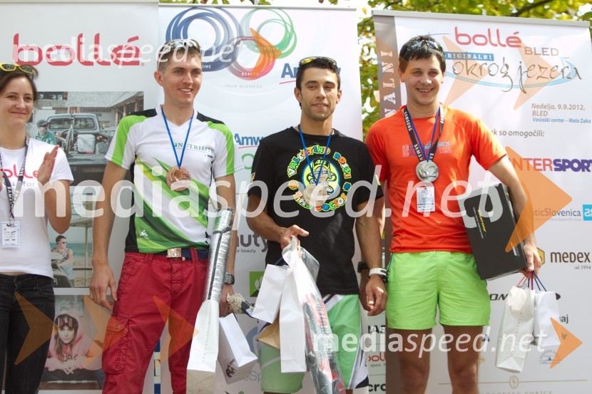 Matej Zajc; Luka Kalan; Uroš Rozman15. Tek okrog jezera