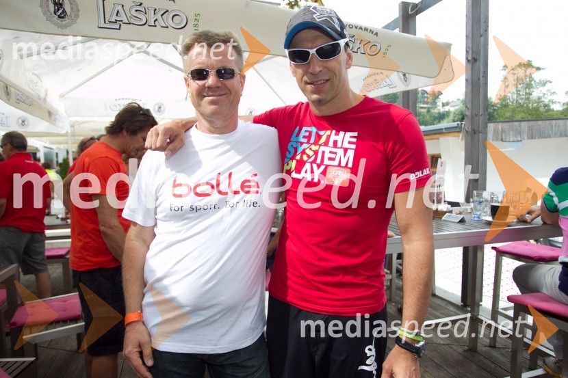 Niko Rakovec, moderator; Andrej Murovec15. Tek okrog jezera