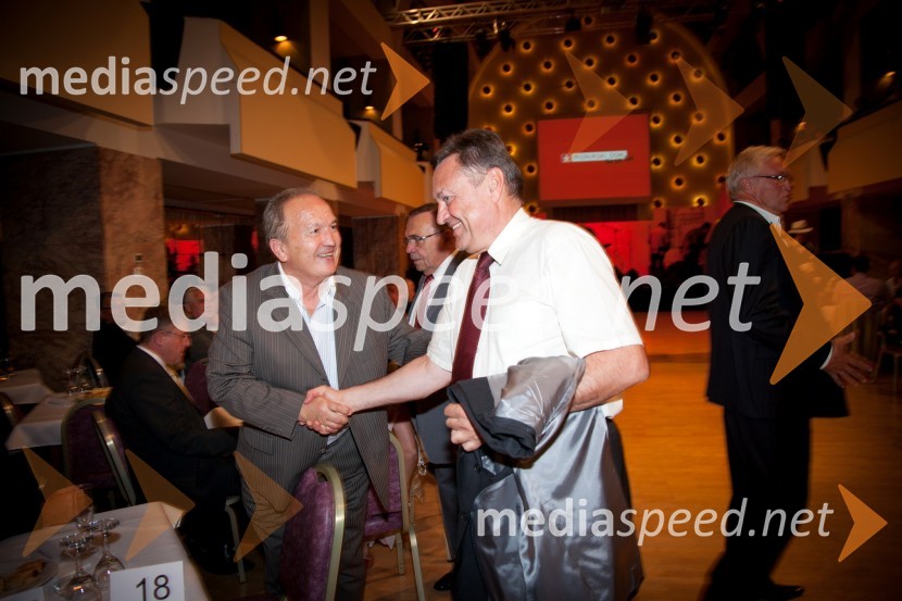 Srečko Čož, pesnik in organizator Miss športa Slovenije; Zoran Janković, župan Mestne občine Ljubljana50 let Pionirskega doma Ljubljana