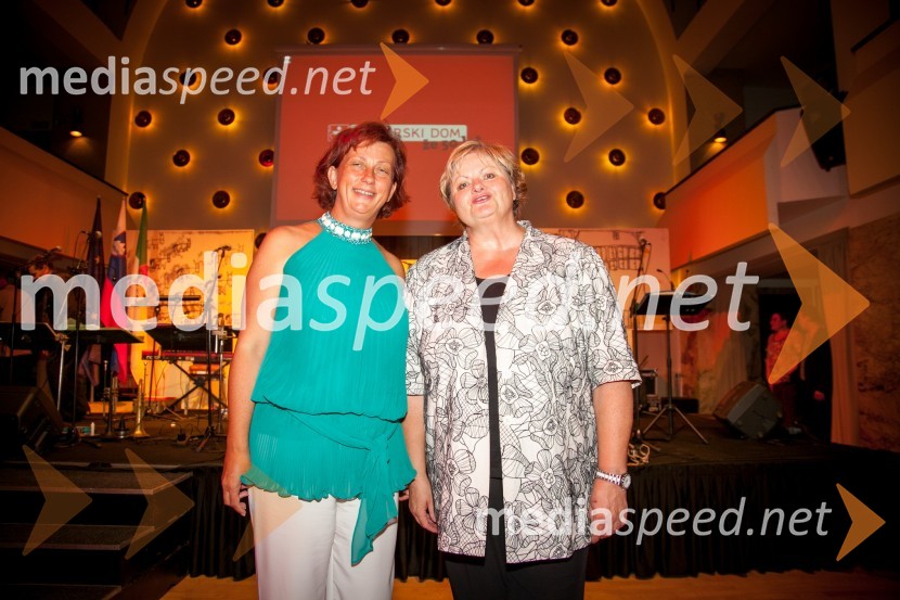 Jerneja Kamnikar, Vivo Catering; Neža Vodušek, članica sveta zavoda Pionirski dom50 let Pionirskega doma Ljubljana