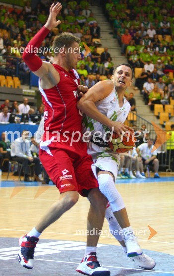 ...; Bostjan Nachbar, slovenski košarkarEurobasket 2013, Slovenija - Poljska