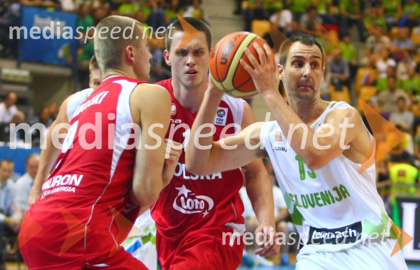 Przemyslaw Zamojski, poljski košarkar; ...; Domen Lorbek, slovenski košarkarEurobasket 2013, Slovenija - Poljska