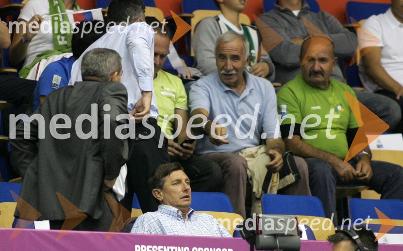 Borut Pahor, predsednik Republike SlovenijeEurobasket 2013, Slovenija - Poljska