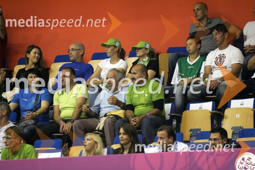 ...; Katarina Karlovšek; Bojan Šrot, župan MO Celje; Aleš Križnar, direktor EurobasketEurobasket 2013, Slovenija - Poljska