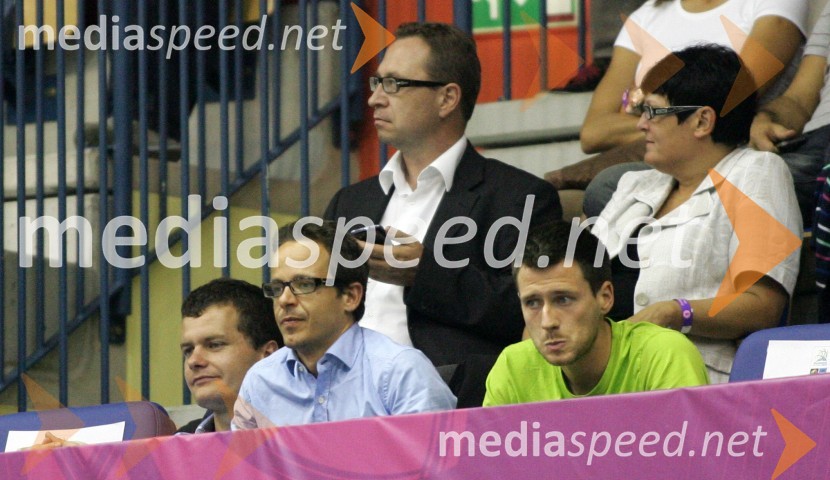...; ...; Marko Filli, generalni direktor RTV Slovenija, soproga Tatjana Kapel; ...Eurobasket 2013, Slovenija - Poljska