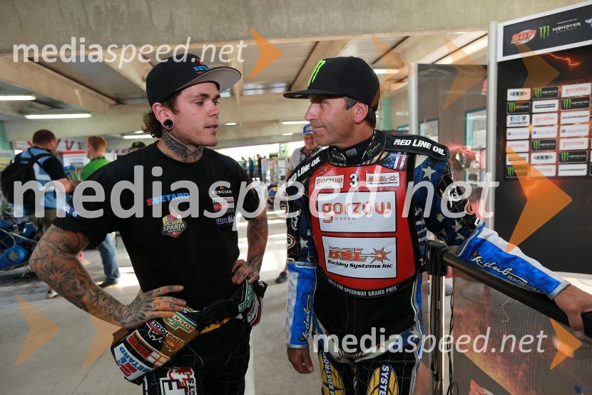 Tai Woffinden (Velika Britanija); Greg Hancock (ZDA)Speedway Grand Prix, Velika nagrada Slovenije