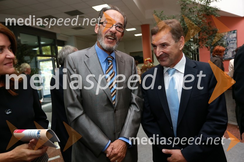 Pavel Sedovnik, v.d. generalnega sekretarja OZS; Branko Meh, predsednik OZS46. MOS  - Celjski sejem, otvoritev