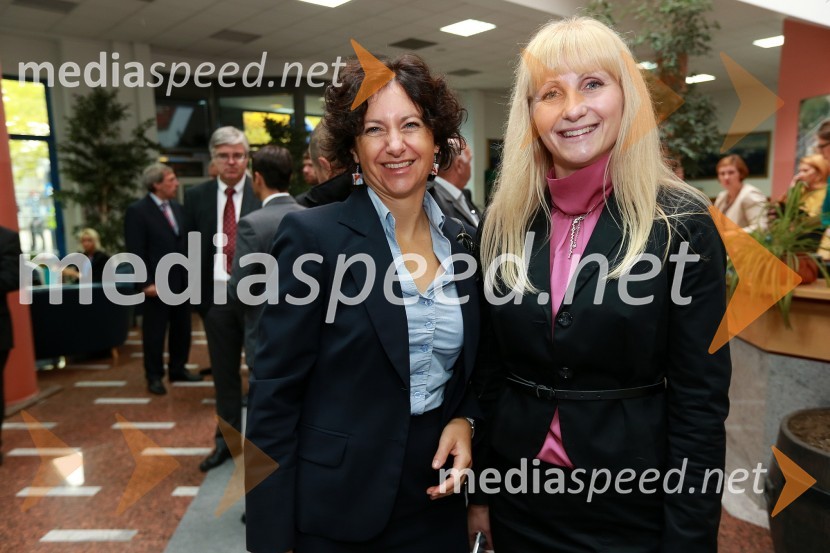 Mag. Barbara Bošnjak, vodja kabineta župana MO Celje; Nina Ermenc Pangerl, MA, Vodja odnosov s tujino, Celjski sejem d.d.46. MOS  - Celjski sejem, otvoritev