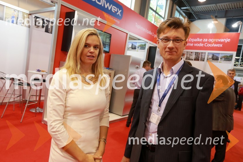 Karmen Bezget, vodja marketinga Horizont skupina d.o.o; Igor Cverlin, direktor Horizont skupina d.o.o46. MOS  - Celjski sejem, otvoritev