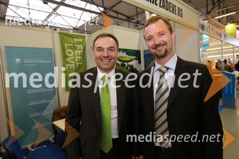 Mag. Jakob Štunf, pooblaščeni minister, Ministrstvo za zunanje zadeve; Niko Kušar, Telekom Slovenije46. MOS  - Celjski sejem, otvoritev