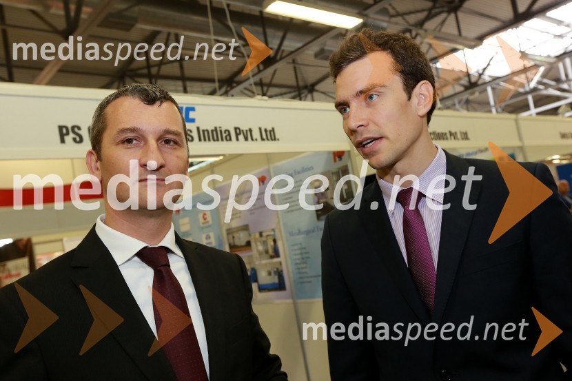 Samo Omerzel, minister za infrastrukturo in prostor;&nbsp;Jernej Pavlič, vodja kabineta predsednika Vlade RS46. MOS  - Celjski sejem, otvoritev