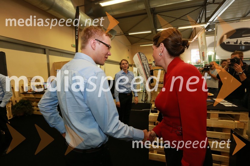 ...; Alenka Bratušek, predsednica vlade Republike Slovenije46. MOS  - Celjski sejem, otvoritev