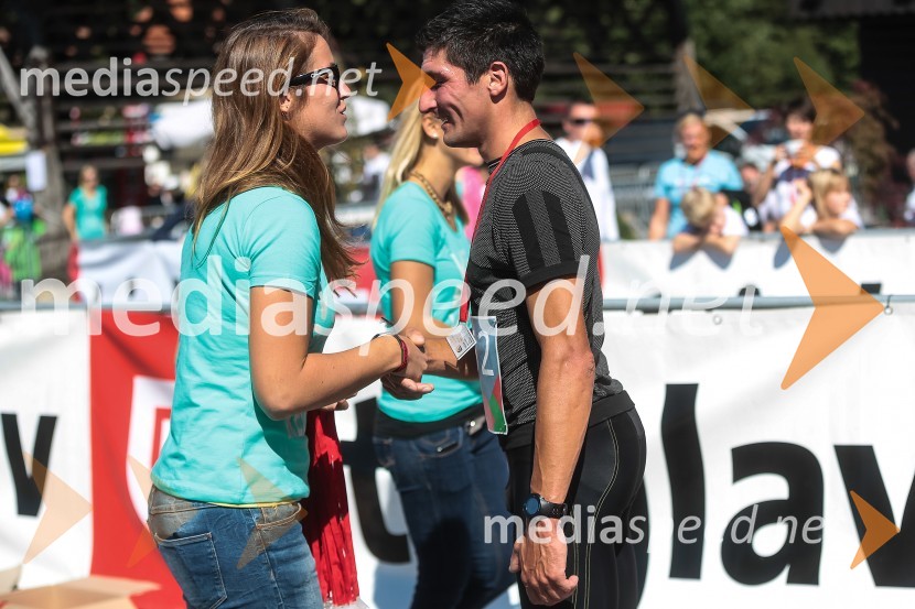 ...; David Rogelj, 3. mesto v teku na 10kmTriglav tek 2013