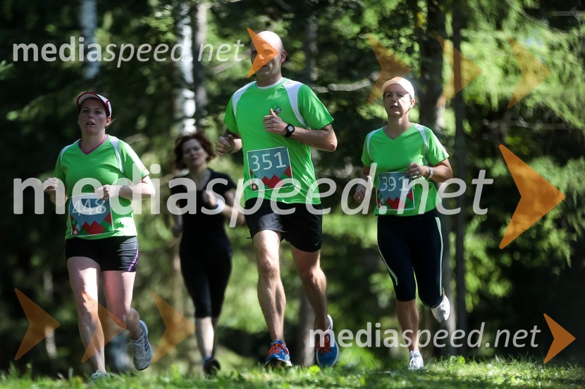 Manca Kadunc (448); Črtomir Časar (351); Vesna Goričan (391)Triglav tek 2013