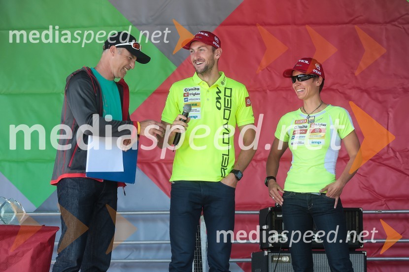 ...; Jakov Fak, biatlonec; Teja Gregorin, biatlonkaTriglav tek 2013