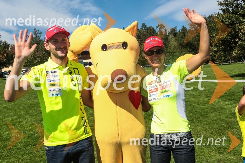 Jakov Fak, biatlonec; Teja Gregorin, biatlonkaTriglav tek 2013