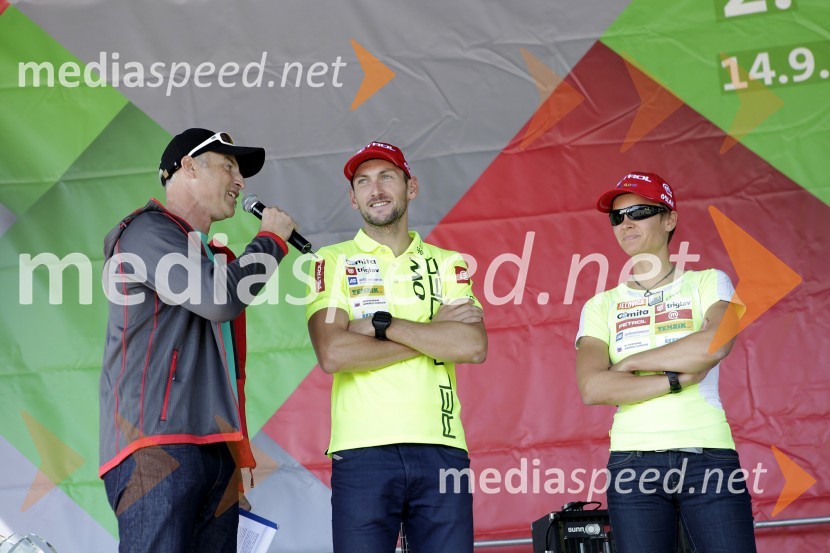 ...; Jakov Fak, biatlonec; Teja Gregorin, biatlonkaTriglav tek 2013