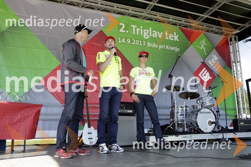 ...; Jakov Fak, biatlonec; Teja Gregorin, biatlonkaTriglav tek 2013