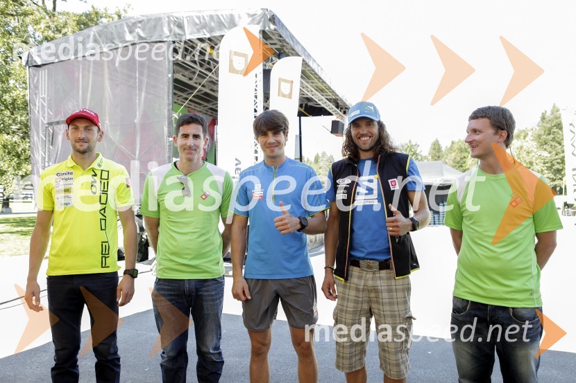 Jakov Fak, biatlonec; ...; Žan Košir, deskar na snegu; David Kadunc; ...Triglav tek 2013