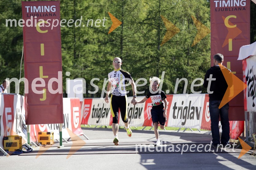 Uroš Bertoncelj; Matic Bertoncelj, 1. mestu v družinskem teku na 3,3kmTriglav tek 2013