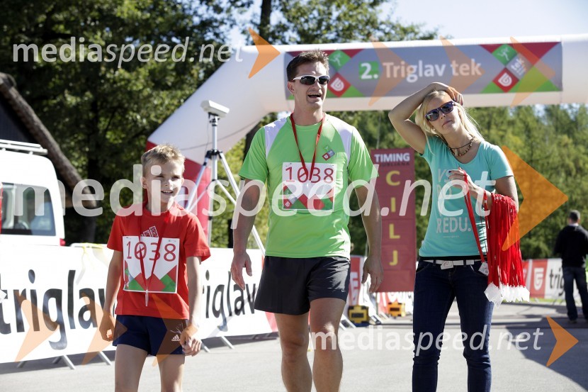 Aljaž Fortuna; Matic Fortuna, 3. mesto v družinskem teku na 3,3km; ...Triglav tek 2013