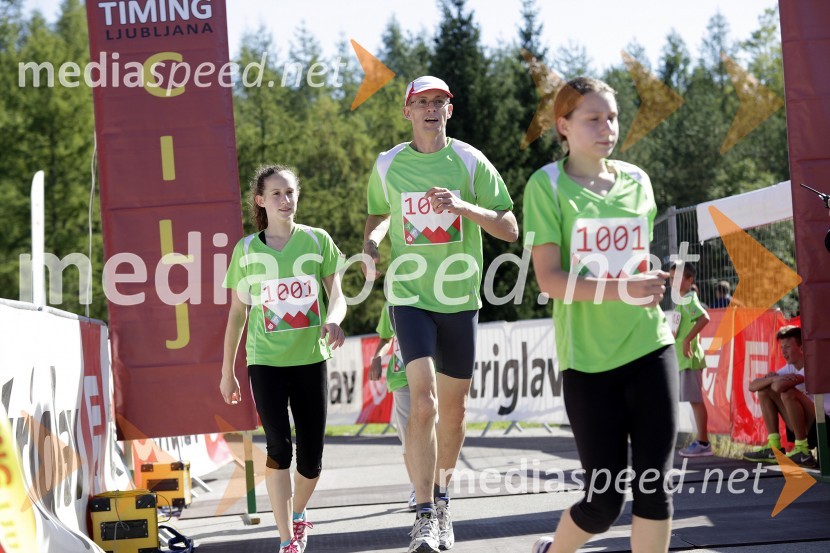 Družina Pestotnik (1001)Triglav tek 2013