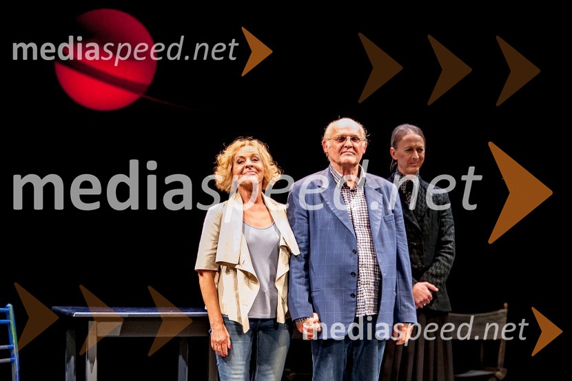 MIlena Zupančič, igralka;&nbsp;Radko Polič, igralecBoris, Milena, Radko, premiera predstave v SNG Drama Ljubljana