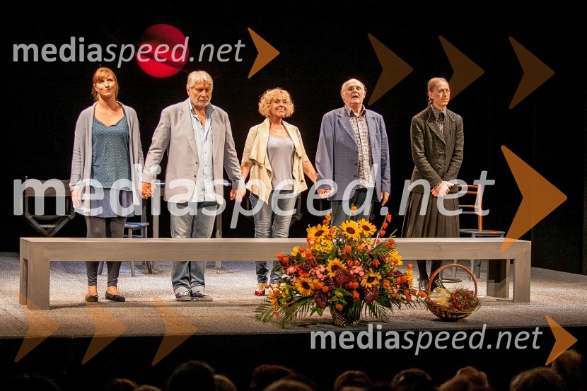 Nina Valič; Boris Cavazza; Milena Zupančič; Radko Polič;&nbsp;Alojz Svete, igralciBoris, Milena, Radko, premiera predstave v SNG Drama Ljubljana