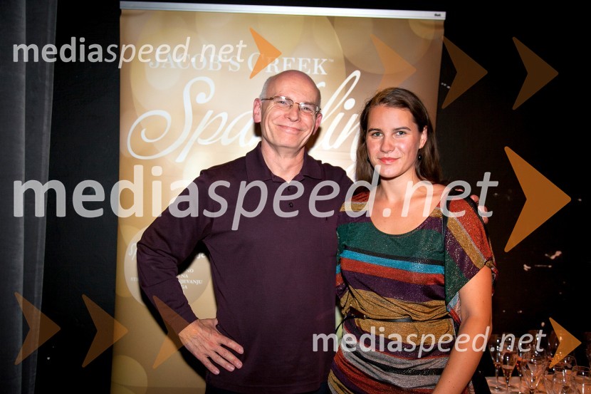 Mladen Dolar, filozof; Eva Kraševec, dramaturginja SNG Drama Ljubljana Boris, Milena, Radko, premiera predstave v SNG Drama Ljubljana
