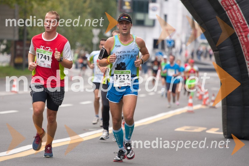 Sergej Cvikl; Simon Potrč4. Eko maraton Maribor, tekaški maraton