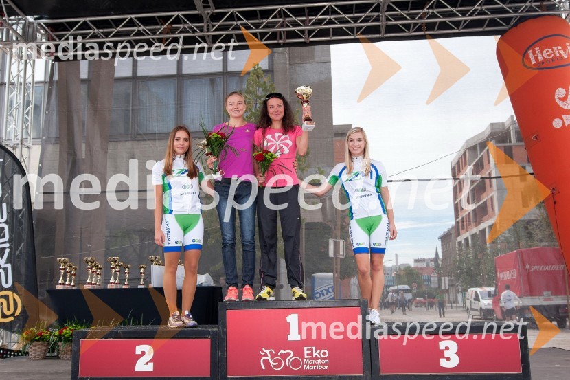 Tina Čačilo, 2. mesto v teku na 10km; Mojca Grandovec, 1.&nbsp;mesto v teku na 10km4. Eko maraton Maribor, tekaški maraton