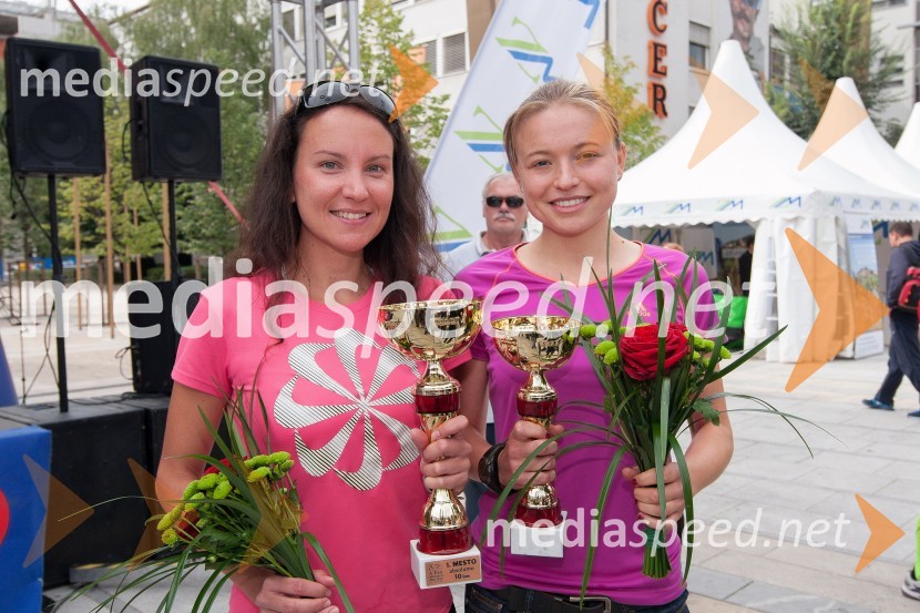 Mojca Grandovec, 1.&nbsp;mesto v teku na 10km; Tina Čačilo, 2. mesto v teku na 10km4. Eko maraton Maribor, tekaški maraton