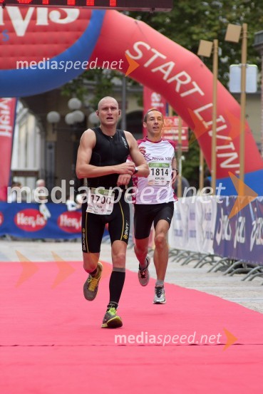 Mitja Ploj; Peter Kupljen4. Eko maraton Maribor, tekaški maraton