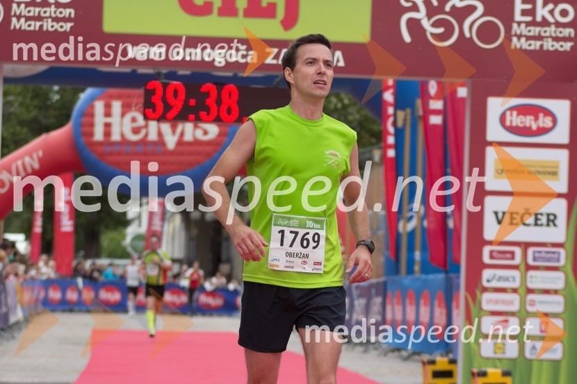 Aljoša Oberžan4. Eko maraton Maribor, tekaški maraton