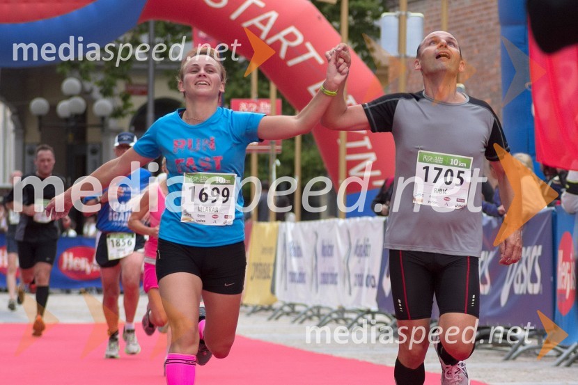 Marija Mlakar; Zvonko Ribič4. Eko maraton Maribor, tekaški maraton