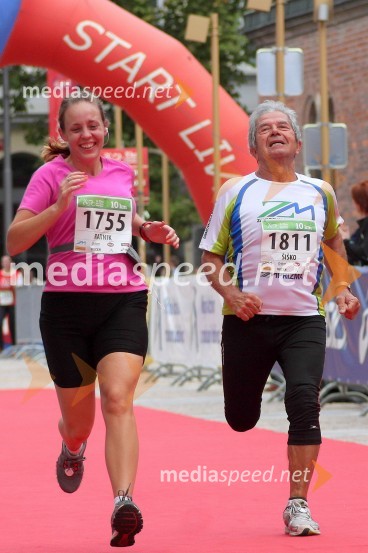 Saša Marija	Ratnik;&nbsp;Slavko	Šiško4. Eko maraton Maribor, tekaški maraton
