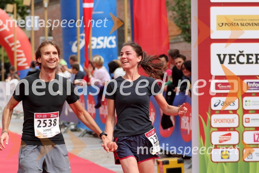 Peter	Soršak;&nbsp;Titina	Soršak4. Eko maraton Maribor, tekaški maraton