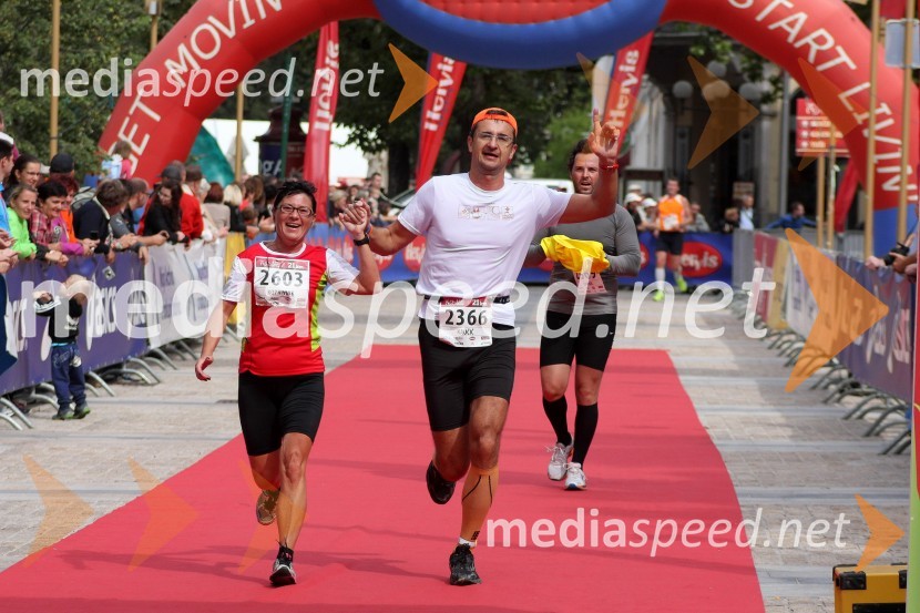 Aleksandra Koprivnik; Marijan Kaučič4. Eko maraton Maribor, tekaški maraton
